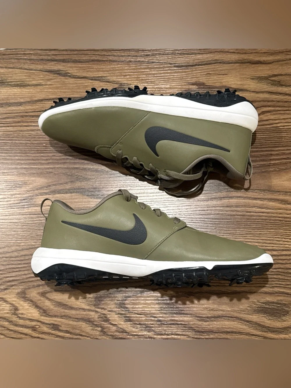 Men’s Size 11 Nike Roshe G Tour Golf Shoes Olive Green AR5580-200 NEW